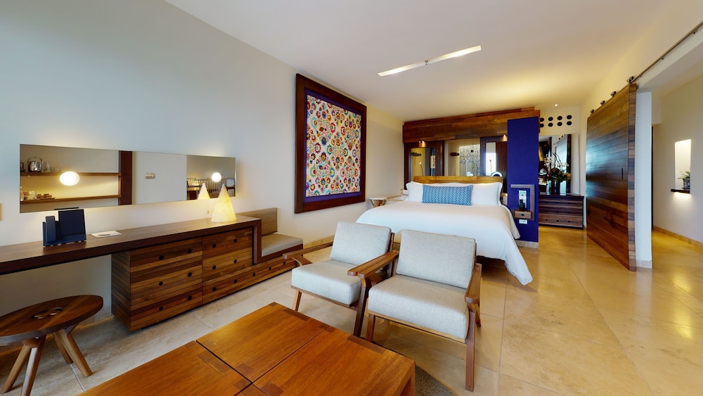 Ocean View Junior Suite at Hotel Xcaret Arte
