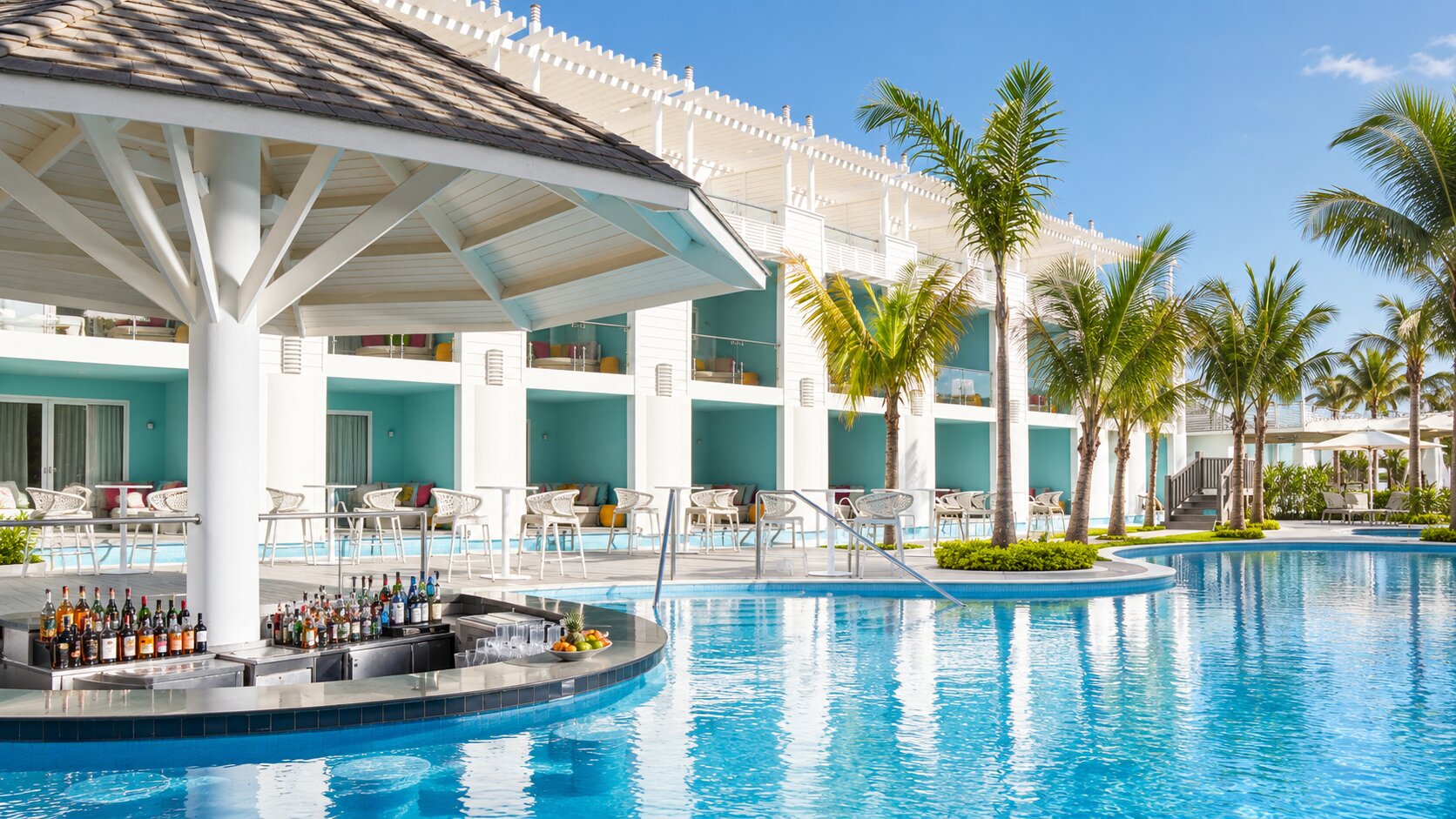 West End Swim-Up Bar at Azul Beach Resort Negril