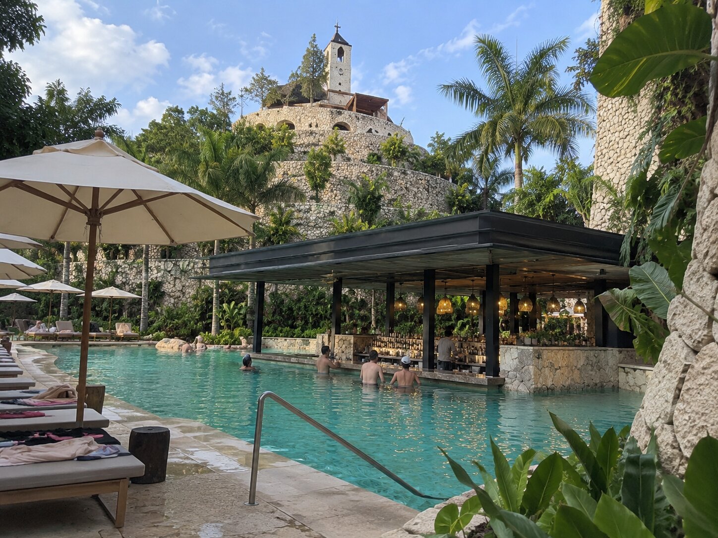 Casa Xpiral Pool Bar at Hotel Xcaret Mexico